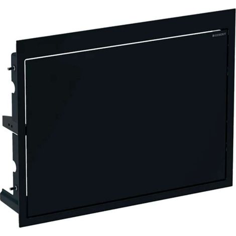 Kit de finition lavabo Geberit ONE au design aérien Noir foncé RAL 9005 - GEBERIT 115.420.DW.1 (1/2)