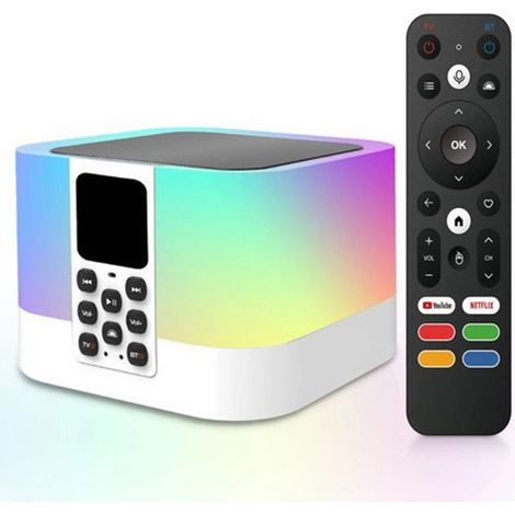 Andowl - Tv Box 8k Ultra Hd Altoparlante Bluetooth Android 15 Wifi 6 Illuminazione Rgb Tv6 Mate - (1/5)
