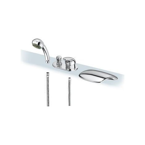 Mitigeur Bain/douche sur gorge complet OLTRE chromé - Cristina Ondyna SP18051 (1/2)