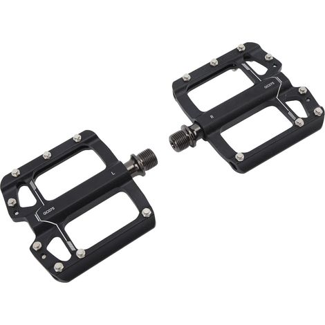 Fahrradpedale, Mountainbike, Radfahren, Aluminiumlegierungslager, Schwarz, Antirutschbeschichtung (1/5)