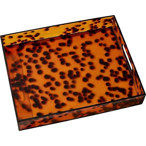 Plateau De Salle De Bain, Dessus De Meuble-lavabo – Récipient Moderne Effet Tortue, Accessoire De Toilette Esthétique, Porte-parfum, Grande Taille, Pour Bougie De Maquillage, Maison, Chambre À Coucher (1/5)