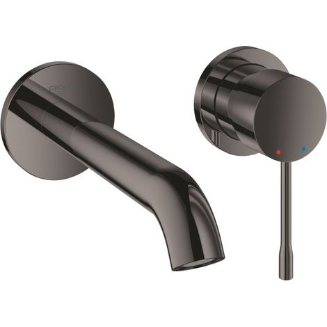 Grohe Essence - Grifo de lavabo M, 2 orificios, grafito oscuro 19408A01 (1/5)