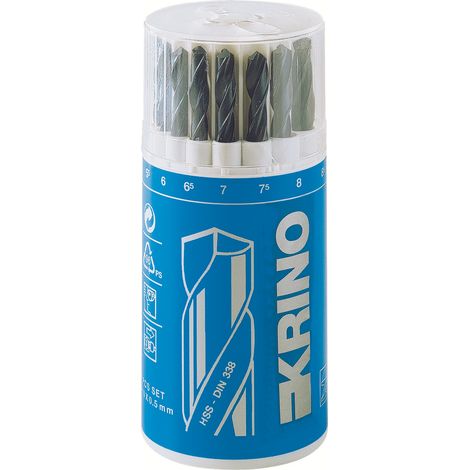 Krino ASSORTIMENTO PUNTE PER METALLO HSS PZ. 19