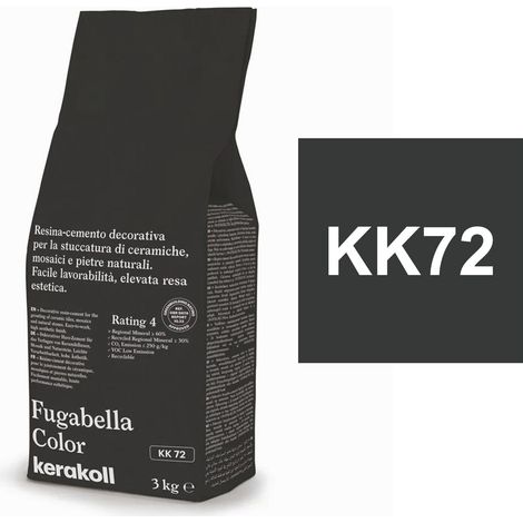 Stucco fugabella color kk 72 resina-cemento kg 3 (1/2)