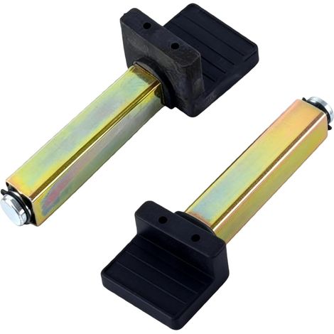 Support De Béquille De Moto: Béquille Arrière D'atelier Moto, Crochet De Levage Oscillant pour Cric De Moto, Support De Griffe pour Adaptateur Oscillant (Tube Carré, L, 1 Paire) (1/5)