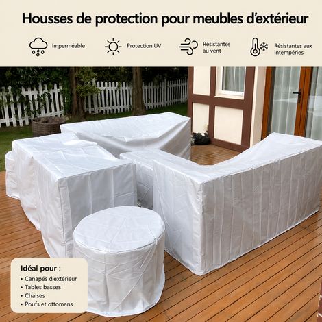 Housse de protection extérieure imperméable et anti-poussière en tissu Oxford bleu saphir bleu réf 2727 20 kg – Livraison gratuite (1/5)