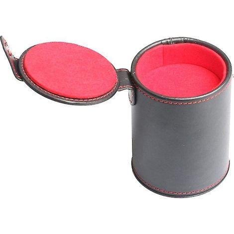 Gobelet de rangement en PP et cuir artificiel pour usage récréatif (1/2)