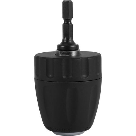 Mandrin de perceuse sans clé 0.8 à 10 mm avec porte douille hexagonale 1/4 pouce filetage 3/8 pouce 24 UNF accessoires pour perceuse (1/5)