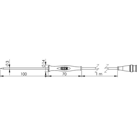 Greisinger GF1T-E3-B-BNC sonde de température Pt1000 fiable