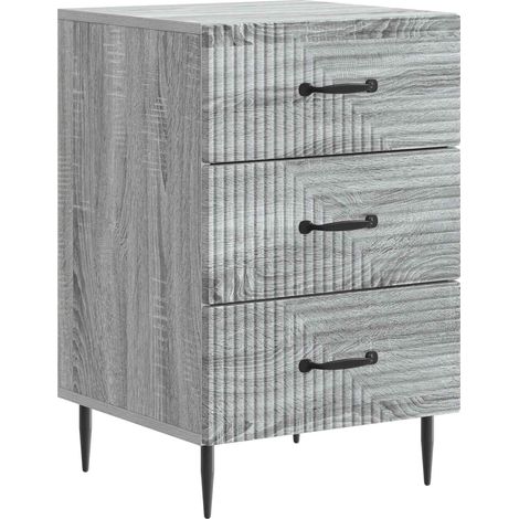 Nachttisch Graues Sonoma 43 x 41 x 66,5 cm Holzwerkstoff vidaXL