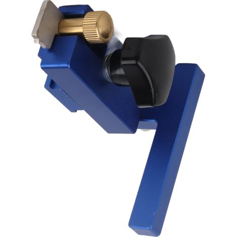 Butée de rail en alliage d'aluminium, butée T standard 45, outil de menuisier résistant à la corrosion, arrêt de glissière pour gabarit, butée de fraisage. (1/5)