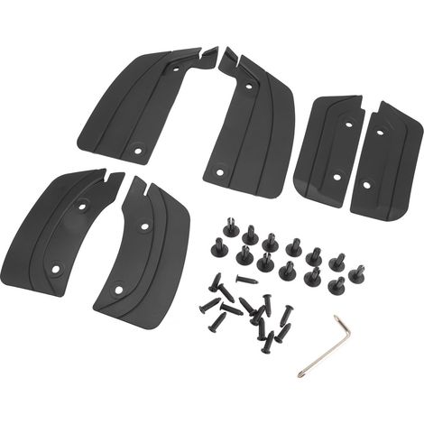 Jeu de 6 Bavettes de Boue PVC Anti-Projections pour Tesla Model 3 2018-2023, Garde-Boue de Roue avec Fixations, Kit de Protection (1/5)