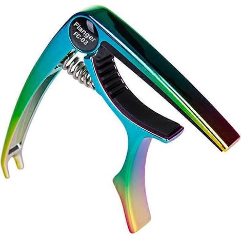 pince capo/ukulélé pratique pour guitare, sandhi, en métal (couleurs arc-en-ciel)-9.8X8X1.5CM (1/3)
