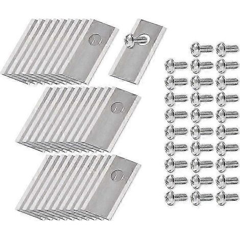 30 Ersatzmesser aus Edelstahl für Honda Miimo Mähroboter, 39,2 x 17,5 mm (LGL) (1/5)