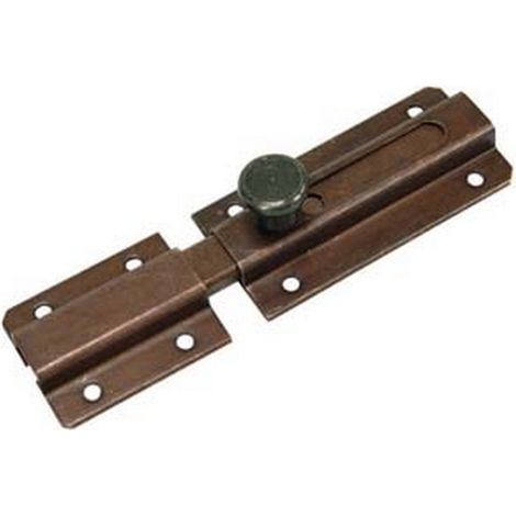 20PZ CATENACCIO TRASVERSALE LEGGERO RICOPERTO CON INCONTRO ART.215 mm.80x38 in acciaio bronzato