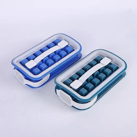 Moule à glaçons silicone jaune anti-fuite thermoefficace
