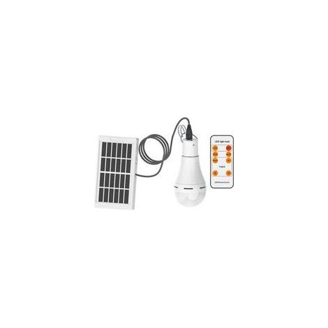 Ampoule solaire extérieure étanche avec crochet, lampe solaire de jardin ou de cour, ampoule d'urgence à économie d'énergie, 1 lot Crezuo (1/5)