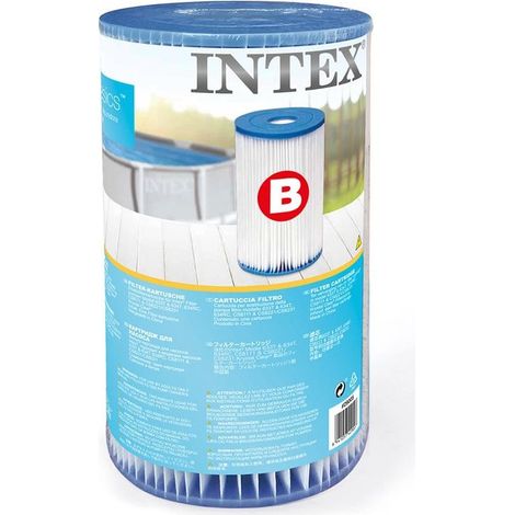 INTEX - 29005 - Cartuccia filtro tipo B (ex 59905 Bestway 58095 tipo IV) (1/2)