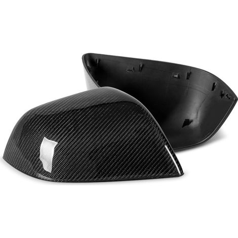 Schutzhülle aus Kohlefaser für den Rückspiegel des Tesla Model 3/Y - Model Y (Paarpackung) (1/4)