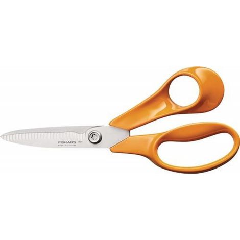 Schneidewerkzeug fiskars classic gezahnte Klingen ergonomischer Griff (1/2)