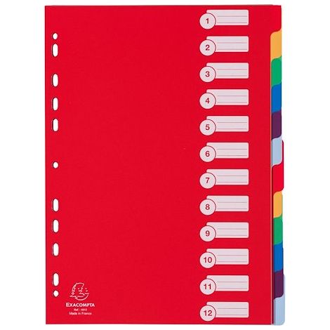 Exacompta 4912E intercalaire Multicolore (1/2)