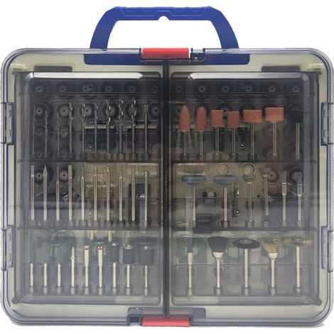 Coffret de 490 Accessoires d'Outils Rotatifs Universels, Kit d’Accessoires d'Outils Rotatifs Multifonctions pour Coupe, Gravure, Meulage, Polissage, Ponçage, Perçage, etc (1/5)
