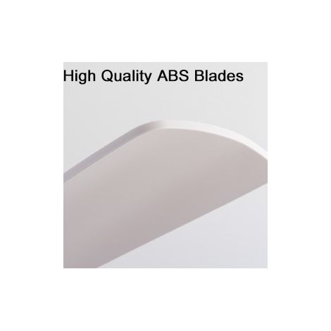 Ventilador de techo blanco de 42" con luz, mando a distancia y motor DC reversible - CHICFURN (1/5)