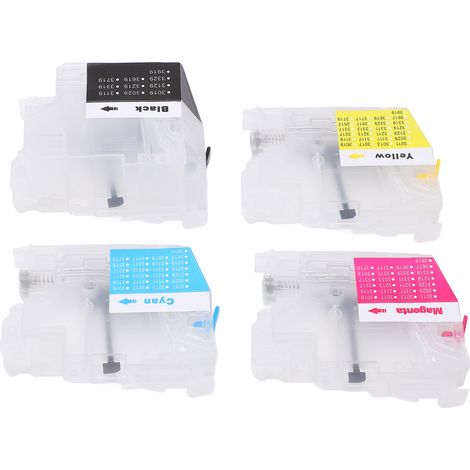 4er-Pack Tintenpatronen-Nachfüllung für die Drucker LC3017 BK, LC3017C, LC3017M und LC3017Y (Ersatz) (1/5)