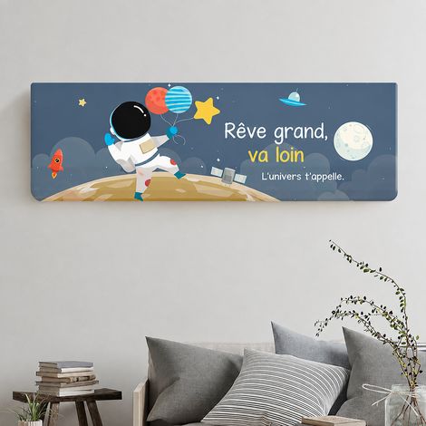 Housse de climatiseur mural en tissu motif Astronaute réf 1778 120 g – Livraison gratuite