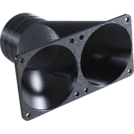 Orifice d'entrée d'air pour ventilateurs de 4 cm/6 cm, fixation pour ventilateur de serveur, concentrateur d'air pour une dissipation thermique efficace, multicolore (6 cm) (1/5)