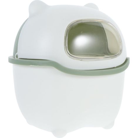 Poubelle Créative D'ours avec Couvercle, Compacte Pp, pour Chambre D'garçon et Filles, Poubelle de Bureau Pratique et Simple (1/5)