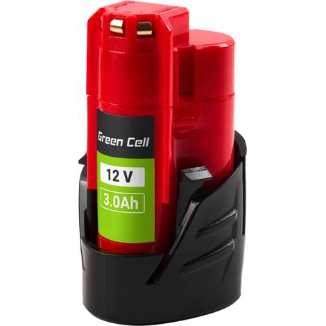 Green-cell M12 B3 4932451388 Batterie schwarz 3Ah