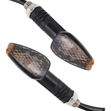 Clignotant 2Pcs 12V Modification De Lampe Indicatrice Universelle Avec LumièRe Jaune(1). (1/5)
