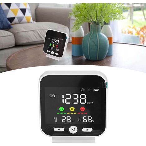 Détecteur intelligent de dioxyde de carbone, de température et d'humidité Tuya WiFi DM89-WIFI (1/5)