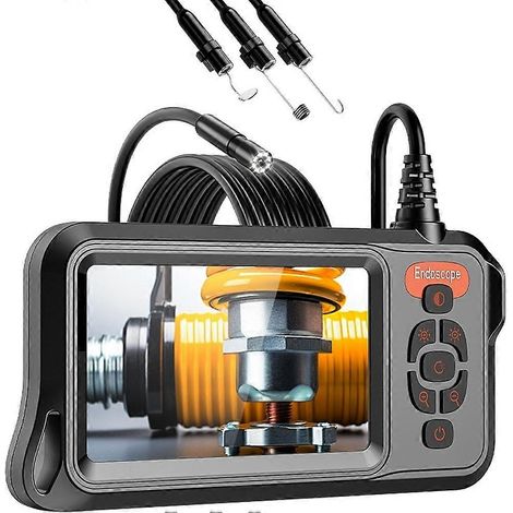 Endoscope auto/plomberie, écran 4.3', sonde 8MM avec 8 LED, câble étanche, batterie 2600mAh, modèle B (1/5)