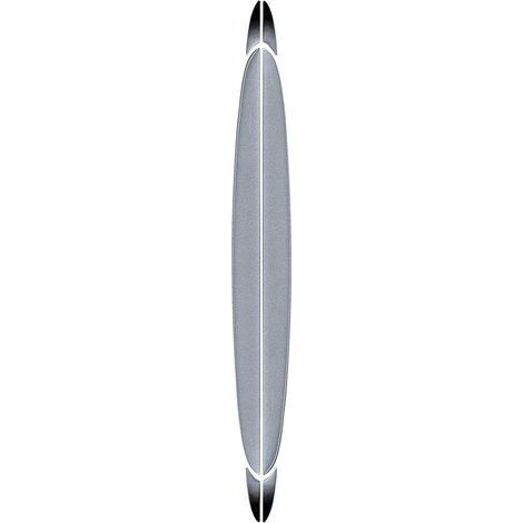 Adesivi 3D Racing Protec Slick - Colore: ARGENTO NERO METALLIZZATO
