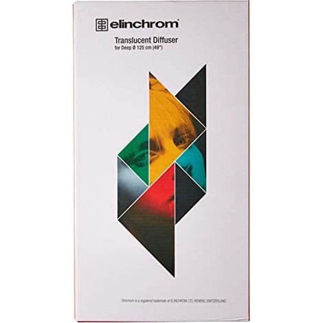 Elinchrom EL26762 - Diffusore profondo traslucido (125 cm) Nero