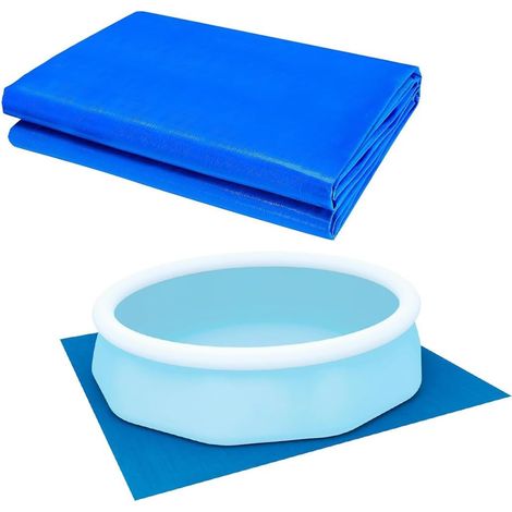 Tapis de Sol pour Piscine, Bâche de Sol Rectangulaire, Hors Terre Tapis de Protection pour Piscines gonflables, Protecteur De Sol Piscine (335  335cm/131.9  131.9in)
