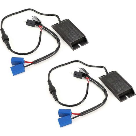 Einzelwiderstand für Kfz-Beleuchtung, H1-Sockel, Plug & Play für Blinker/Rückfahrscheinwerfer/Bremslicht, SZRH AC