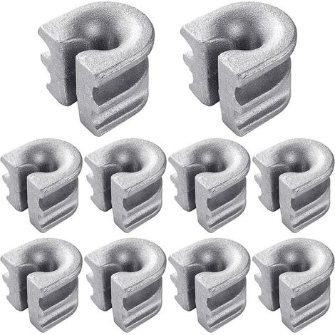 10 Ösenhülsen, Ersatz-Ösenhülsen, Trimmerkopf-Ösen, kompatibel mit FS44, FS55, FS80, FS88, FS90, FS106, FS108, FS130, FS56, FS6X, FS7X, FS8X, FS110