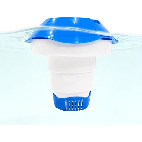 Flotteur de Chlore pour Piscine Support pour Pastilles de 12,7 cm pour Spa Flotteur pour Chlore Piscine pour extérieur, résidentiel, commercial, hôtel, fontaine, parc aquatique (1/5)