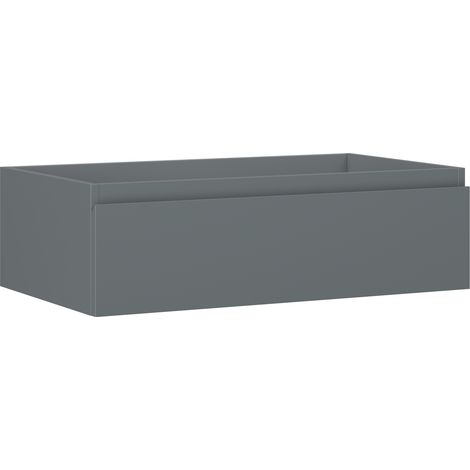 Mexen Orio mobiletto da bagno sottolavabo 80 cm, 1 cassetto, grafite opaco - 91A10-08023-1-BF66 (1/5)