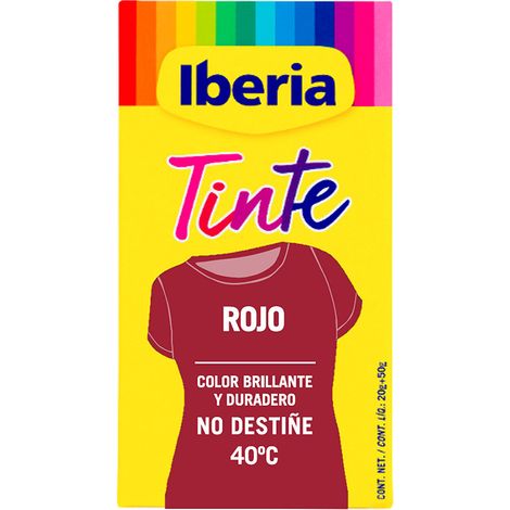 Edm Teinture Iberia Rouge pour Textiles 40ºC (1/2)