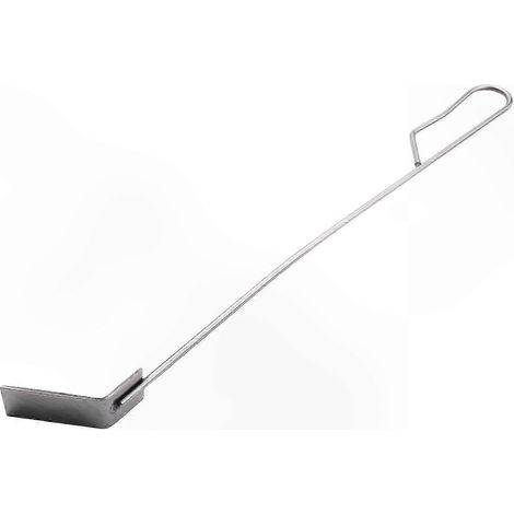Râteau à braises et tisonnier pour barbecue, fumoir et poêle à bois, outil de nettoyage des cendres en acier, accessoire de cuisson extérieur, 2 pièces (1/5)