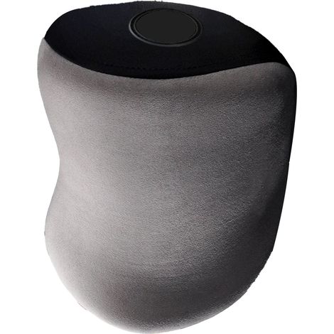 Appui-tête voiture en mousse à mémoire de forme, coussin cervical et lombaire pour siège auto, soutien nuque, oreiller de repos gris, adapté auto et bureau (1/5)
