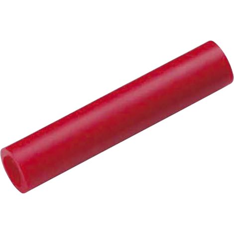 Stoßverbinder 1mm² isoliert rot (1/2)