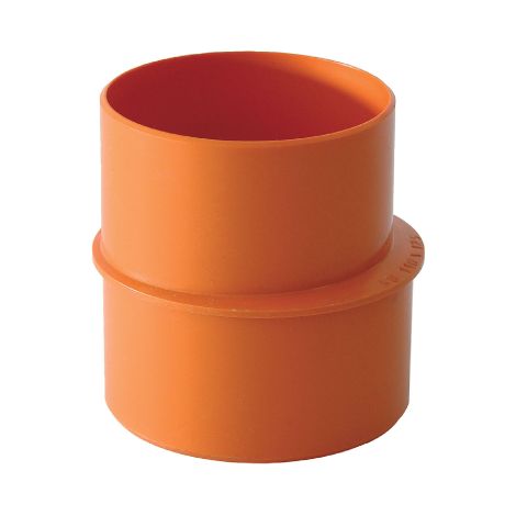 Rehausse en PVC rouge raccord accessoire de joint 50 x 63 mm pour descente