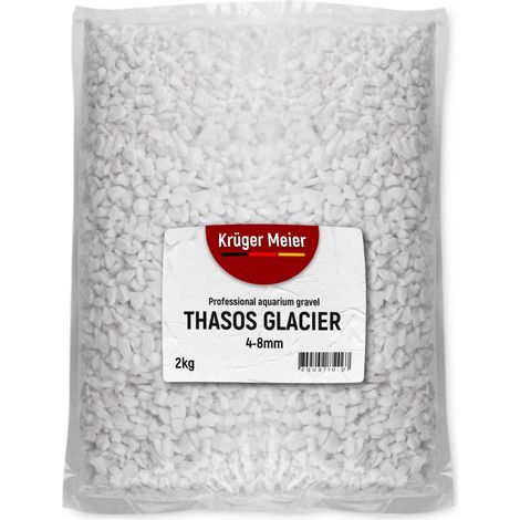 Kruger Meier Thasos Glacier 4-8 mm - Gravier d'aquarium 2 kg