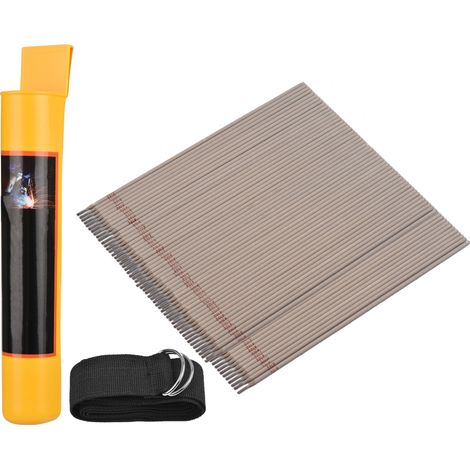Irovami Kit de 60 baguettes de soudage standard 2,5 x 350 mm en acier inoxydable, accessoires de soudage et de découpe, avec boîte de rangement. (1/5)