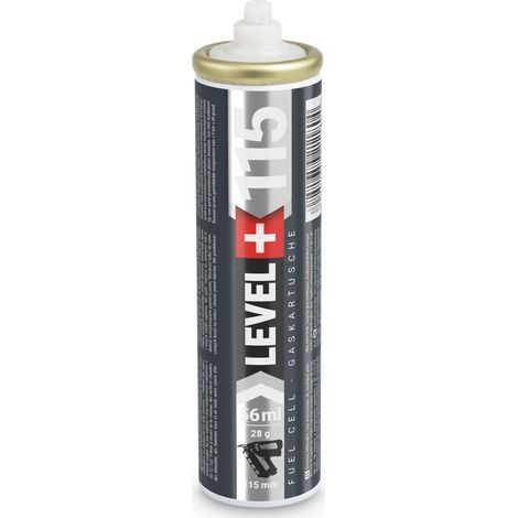 LEVEL+ Gaskartusche für Gasnagler 115mm 56ml Fuel Cell L+115 - 1 St. (1/2)